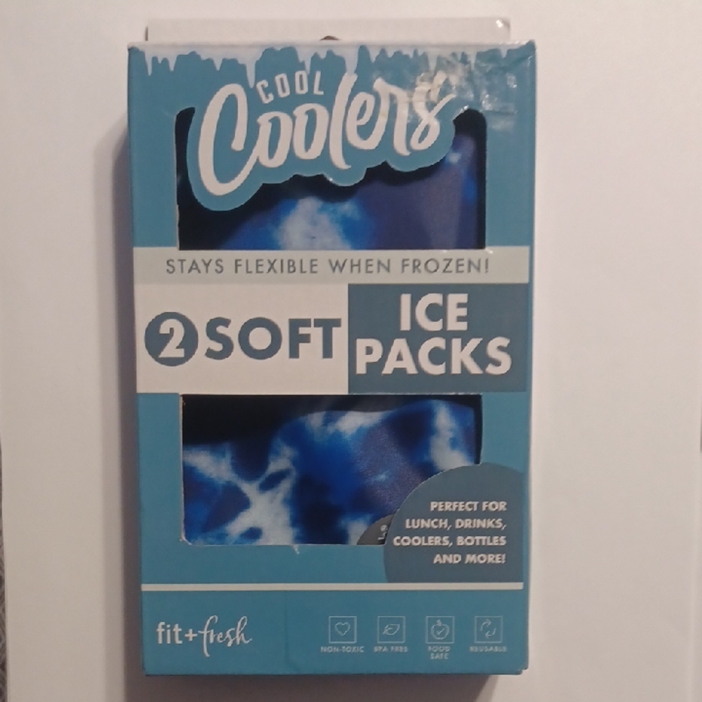 2 Soft Reusable Soft Ice Packs